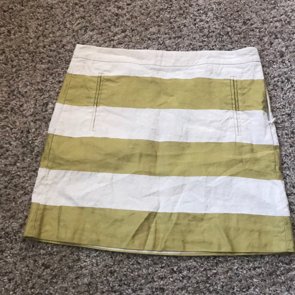 J. Crew Striped Skirt